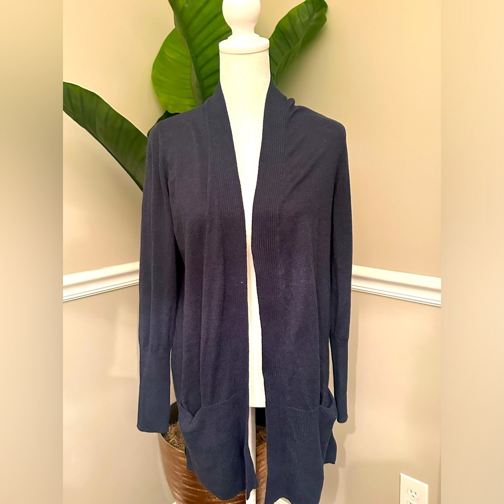 Sonoma blue cardigan with pockets - size Medium